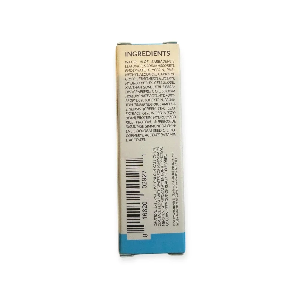 artnaturals Hydrating Brightening‎ Hyaluronic Serum 10ml Full Size New
